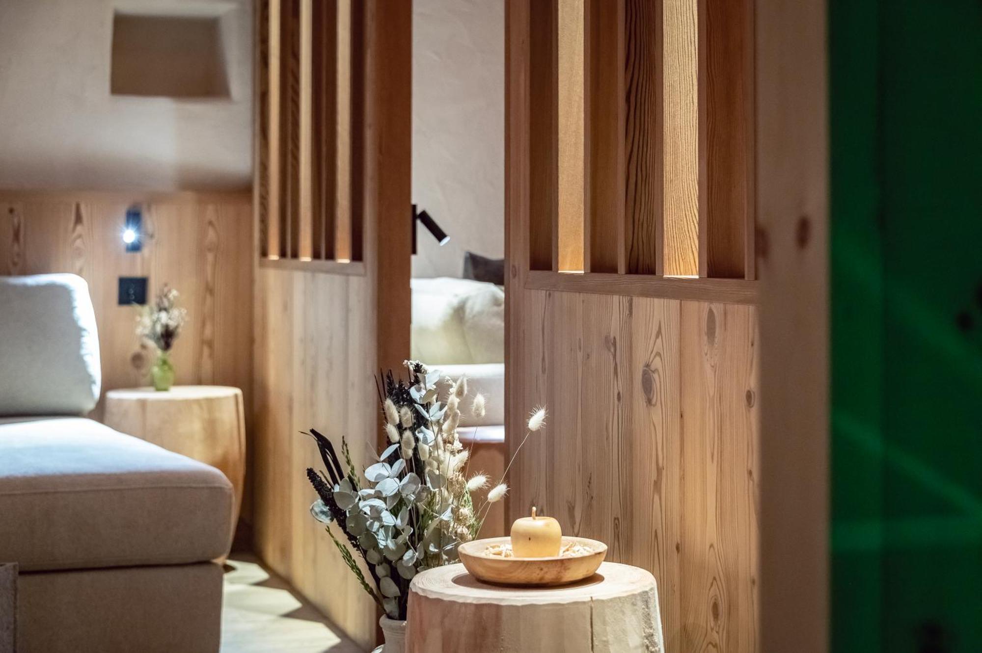Trinnerhof- Hof Chalets Und Obsthof Mit Zimmer Natz-Schabs Exteriör bild