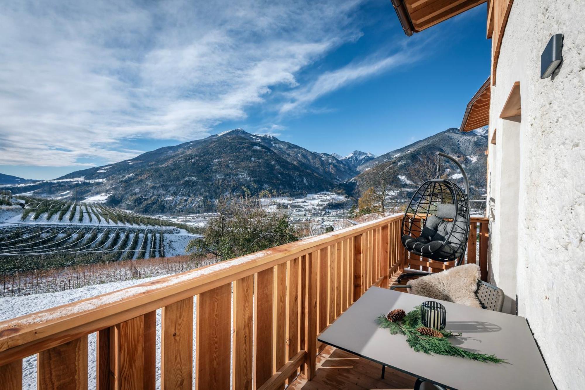 Trinnerhof- Hof Chalets Und Obsthof Mit Zimmer Natz-Schabs Exteriör bild